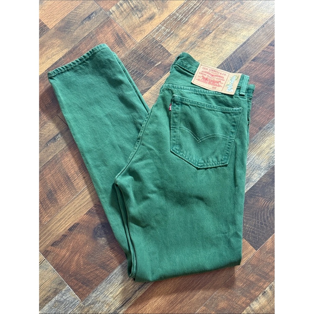 Levi's x Denim Tears Green Garment Dyed Jeans Button Fly W32 Rare Collaboration